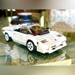 Lego White Lamborghini